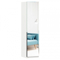 Шкаф одностворчатый с зеркалом Любимый дом Норд ЛД.677.060.000.028 Белый