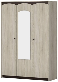Шкаф 3-х дверный с зеркалом Омскмебель Ева Шк85.1