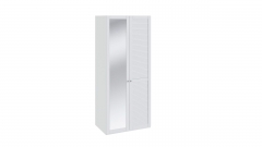 Шкаф для одежды с 1-ой глухой и 1-ой с зеркальной дверью Трия Ривьера СМ 241.07.002 R