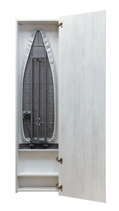 Шкаф со встроенной гладильной доской Shelf-on Iron Box правый Беленый дуб