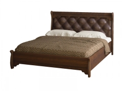 Кровать двойная 1600 с низкой спинкой Яна Флоренция 678 Дуб оксофрд