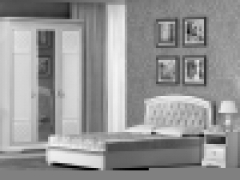 Комплект мебели для спальни Яна Парма 1 Кремовый белый Патина