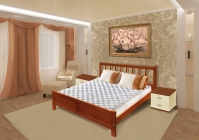 Кровать Прага 140x200 см 1520x2120x1000 РуСон