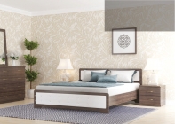 Кровать Золушка 140x200 с мягкой спинкой 1450x2080x1000 СВ-Стиль