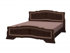Кровать из массива Браво Карина-6 200х140 Орех темный