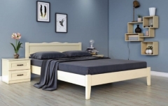 Кровать из массива Браво Карина-7 200х120 Слоновая кость