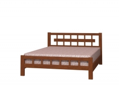 Кровать из массива Браво Натали-5 200х120 Орех