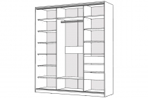Кровать Квадрат Киров Метта 900x2000 Черная