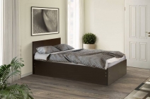 Кровать Матрица на уголках 4 18001900 Ясень Анкор темный