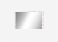 Зеркало Можгинский лесокомбинат настенное Мишель Венге цаво/Белый страйп