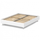 Кровать двуспальная с ортопедическим основанием Экспро Грейд Ornata Н-460 Белый Шагрень