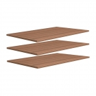 Комплект полок для двухдверного шкафа Мебельград Соренто 17 Дуб Стирлинг