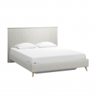 Кровать двуспальная 1600 Любимый дом Шелли EL-6B Серая