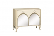 Тумба Олмеко Стефани 43.11 с зеркалами Бежевая