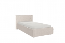 Кровать 0.9 Мебельсон Квест с основанием ZO.KM0.9-03 галька велюр