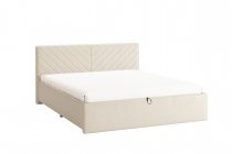 Кровать 1.6 Мебельсон Сандра 2 с подъем. механизмом ZP.KM1.6-12.2 крем велюр