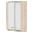 Шкаф-купе Аларти YA-230х1250-1ДСС-Белый-D1D1