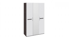 Шкаф комбинированный с 3 дверями SMART мебель Фьюжн ТД-260.07.43 Белый глянец Венге Линум