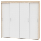 Шкаф-купе Аларти T-5-230х235х45ДСС-Белый-4