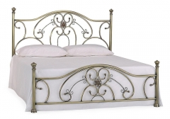 Кровать металлическая Tetchair ELIZABETH 160200 см Queen bed, Античная медь Antique Brass