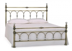 Кровать металлическая Tetchair WINDSOR 160200 см Queen bed, Античная медь Antique Brass