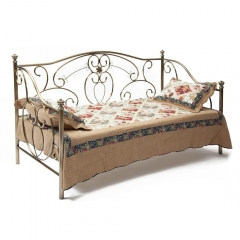 Кровать металлическая Tetchair JANE 90200 см Day bed, Античная медь Antique Brass