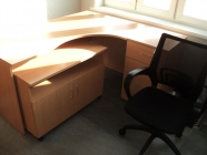 Стол компьютерный угловой Альтерна Р.СКУ-16 правый Бук Бавария светлый