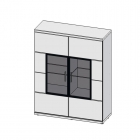 Комод высокий Альтерна Корано Бм.Кор-10 Белый