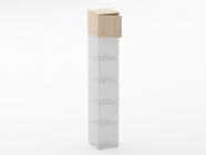 Антресоль узкая Персона Грата Glassy 6.04.13Л Орех