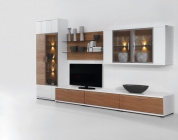 Шкаф-витрина Альтерна Корано Бм.Кор-01 левый Ольха