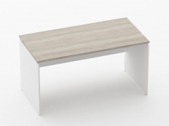 Стол прямой Персона Грата Deka ЛДСП каркас 75.07.14 Дуб Сантана светлый/Белый