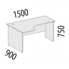 Стол эргономичный левый Витра Альфа 63.22 Дуб кобург