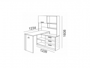 Стол компьютерный Rinner Walker модуль 7