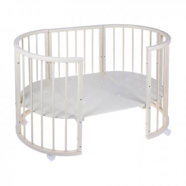 Кровать-трансформер 6-в-1 Седьмое Небо Merry Happy 01 Слоновая кость