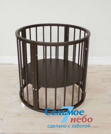 Кровать-трансформер 6-в-1 Седьмое Небо Merry Happy 01 Венге