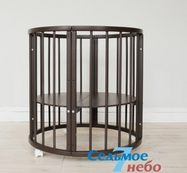 Кровать-трансформер 6-в-1 Седьмое Небо Merry Happy 01 Венге