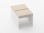 Рабочий модуль Персона Грата Deka ЛДСП каркас 75.125.08 Туя/Белый