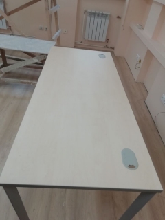 Стол прямой Skyland IMAGO-S СП-3.1S клен алюминий