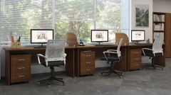 Стол эргономичный левый POINTEX TRD29615603 Орех