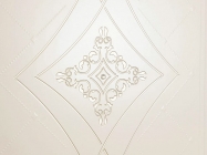 Шкаф-витрина с колоннами левый/правый Витра Венеция 32.06 Сосна Астрид Ваниль