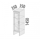 Шкаф-витрина малый левый/правый Витра Венеция 32.07 Сосна Астрид Ваниль