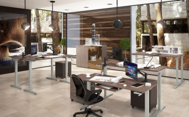 Стол рабочий Skyland XTUP 127 Дуб Сонома