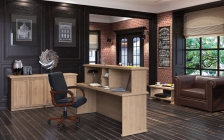 Комплект мебели для ресепшен Skyland Raut 02 Дуб девон