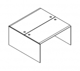 Двухместная рабочая станция Skyland W2ST 127 Дуб сонома