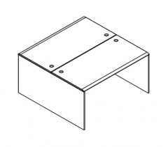 Двухместная рабочая станция Skyland W2ST 167 Дуб сонома