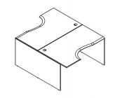 Двухместная рабочая станция Skyland W2CET 169.1 Дуб сонома