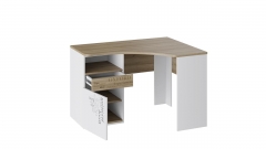 Стол угловой с ящиками Трия Оксфорд ТД-139.15.03 Ривьера Белый с рисунком