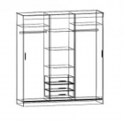 Шкаф-купе Стендмебель Лидер 3 Венге-дуб белфорд