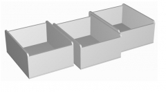 Ящики выкатные RooRoom RooRoom VK-111 Белые