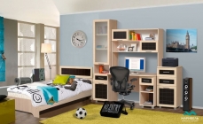 Стол письменный Марибель универсальный Уголок школьника Дуб беленый Туя светлая